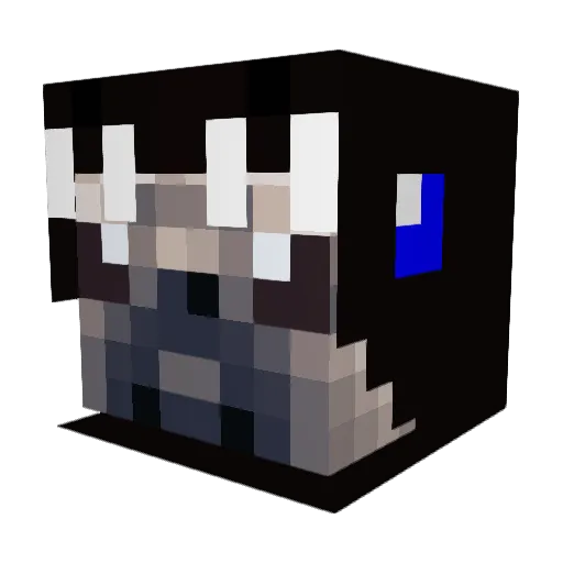 Immortalizing Minecraft avatar head, 3D render