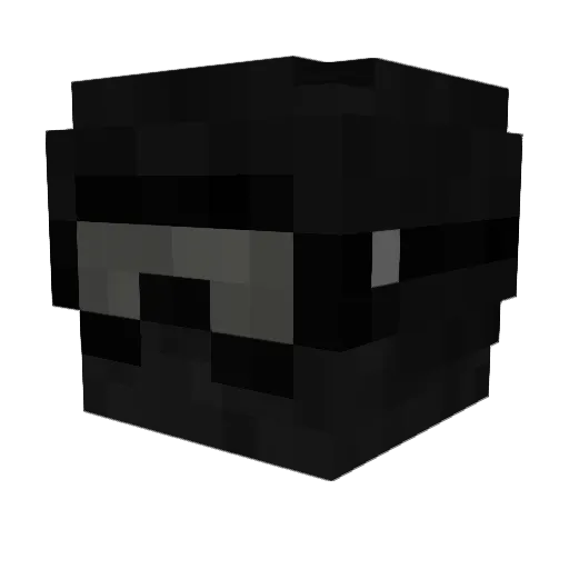 Imms_ Minecraft avatar head, 3D render