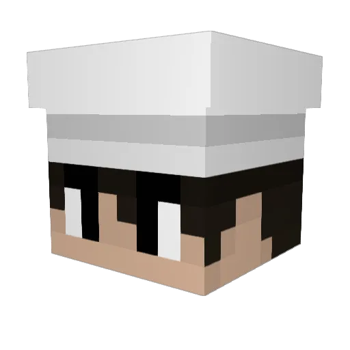 Immu_19 Minecraft avatar head, 3D render