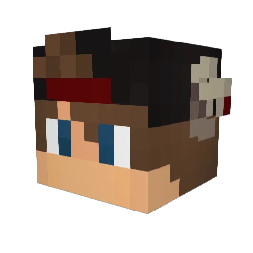 Immyman1231 Minecraft avatar head, 3D render