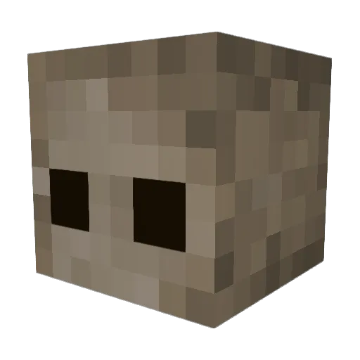 ImnotOrphan Minecraft avatar head, 3D render