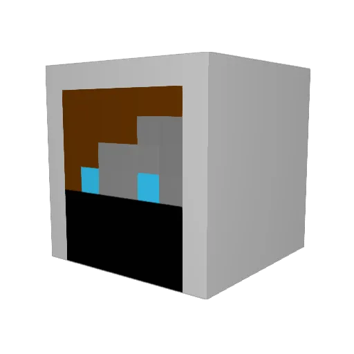 Imnothere00 Minecraft avatar head, 3D render