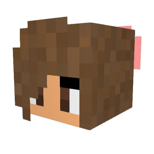 Imody_kwt1 Minecraft avatar head, 3D render