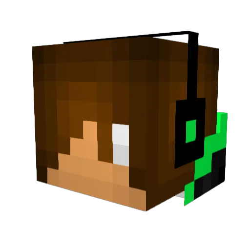 ImogenplayzMC Minecraft avatar head, 3D render
