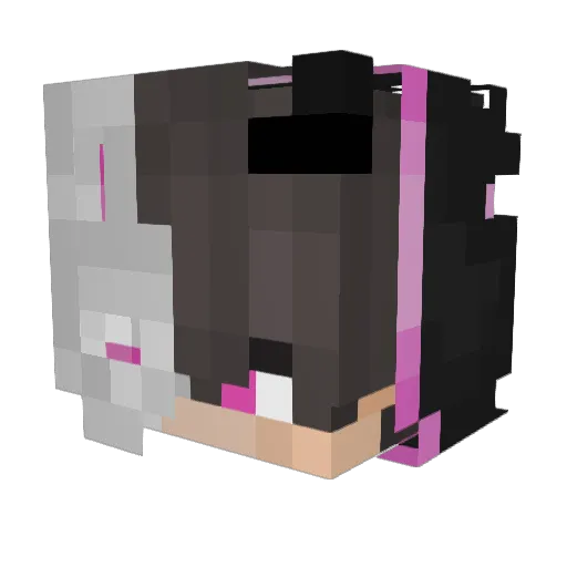 Imonson Minecraft avatar head, 3D render