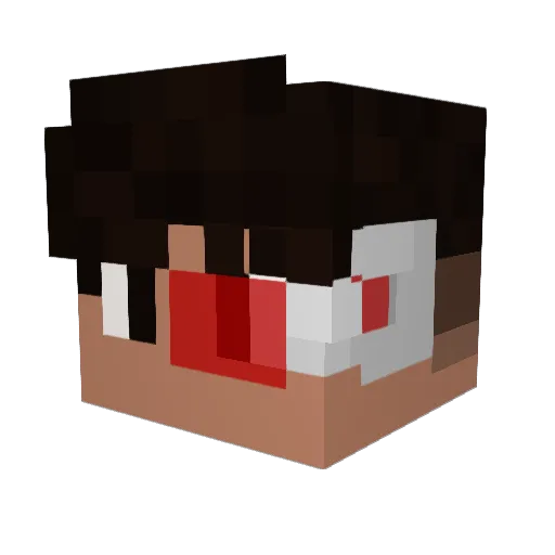 Imonster171 Minecraft avatar head, 3D render
