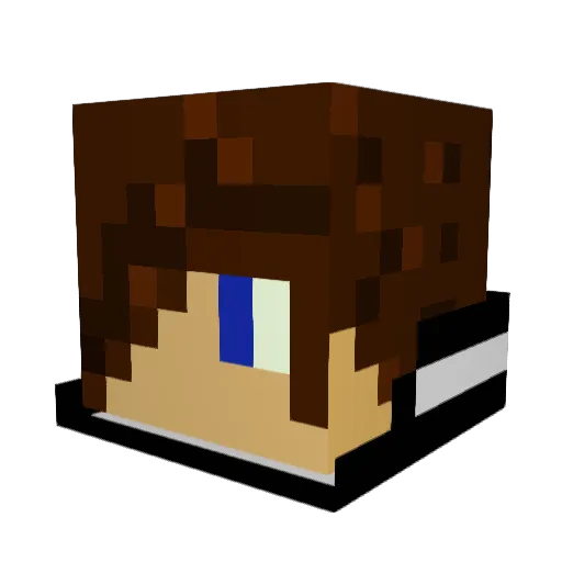 Imor98x Minecraft avatar head, 3D render