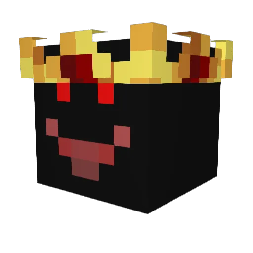 Imparatr Minecraft avatar head, 3D render