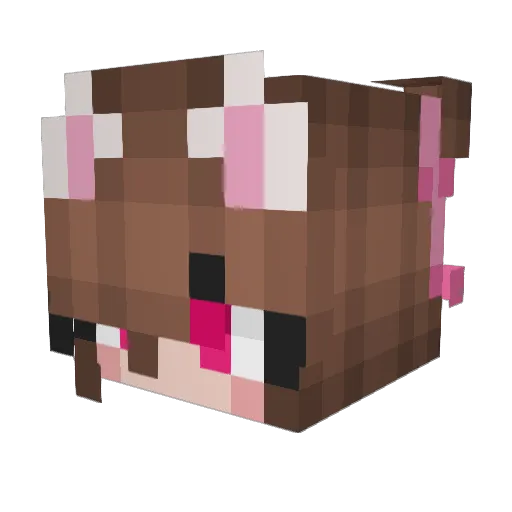 ImpastaMads Minecraft avatar head, 3D render