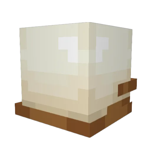 Impatic Minecraft avatar head, 3D render