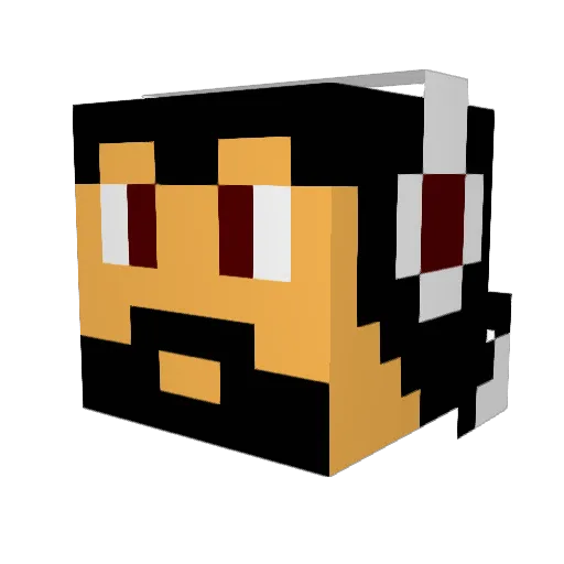 ImpendingGuy Minecraft avatar head, 3D render