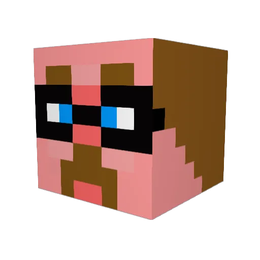 Imper1al_BacQn Minecraft avatar head, 3D render