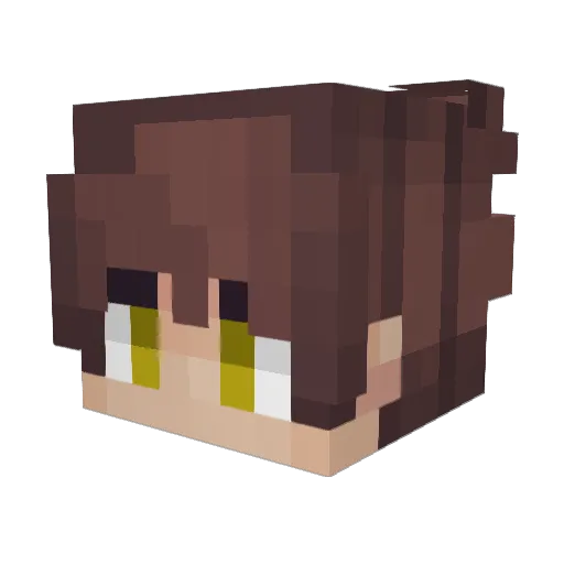 Imper1alis Minecraft avatar head, 3D render
