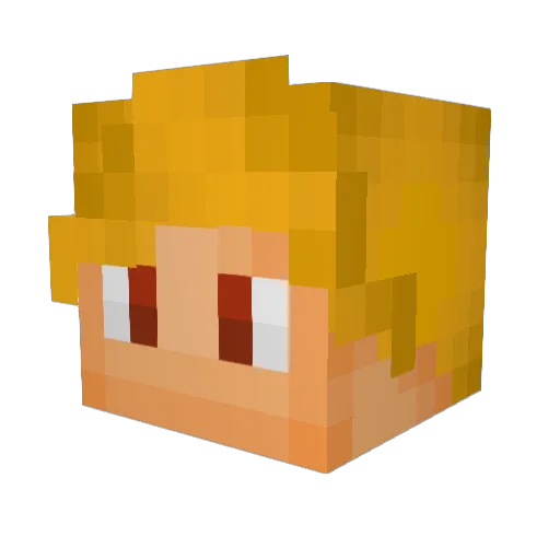 ImperatorEclipse Minecraft avatar head, 3D render