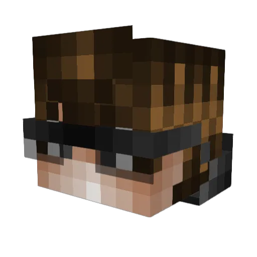 ImperatorGhost Minecraft avatar head, 3D render