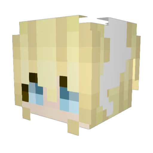 Imperatorin_Ria Minecraft avatar head, 3D render