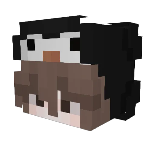 Imperatriz_x Minecraft avatar head, 3D render