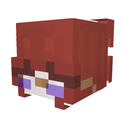 Imperfeita Minecraft avatar head, 3D render