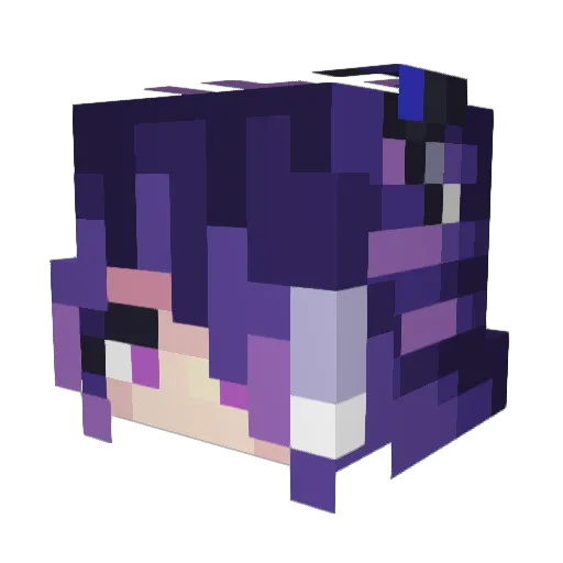 ImperiaKus Minecraft avatar head, 3D render