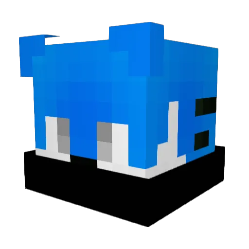 ImperiaSilver666 Minecraft avatar head, 3D render