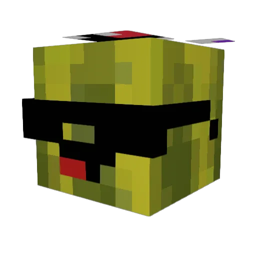 ImperialPurity Minecraft avatar head, 3D render