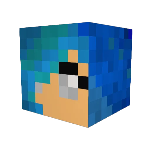 ImperialRadiance Minecraft avatar head, 3D render