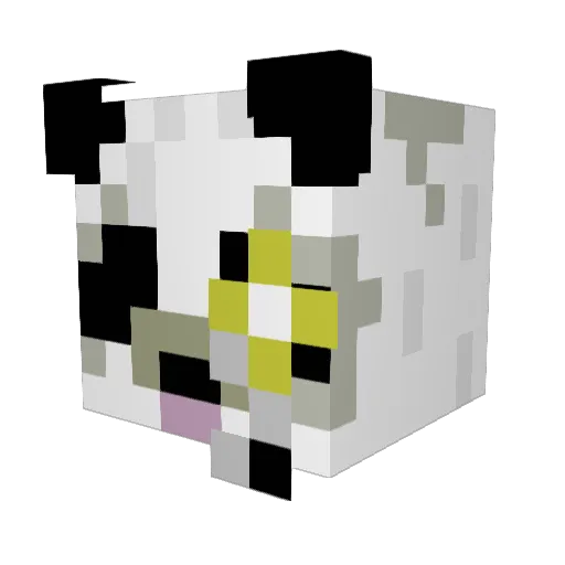 ImperialYam Minecraft avatar head, 3D render