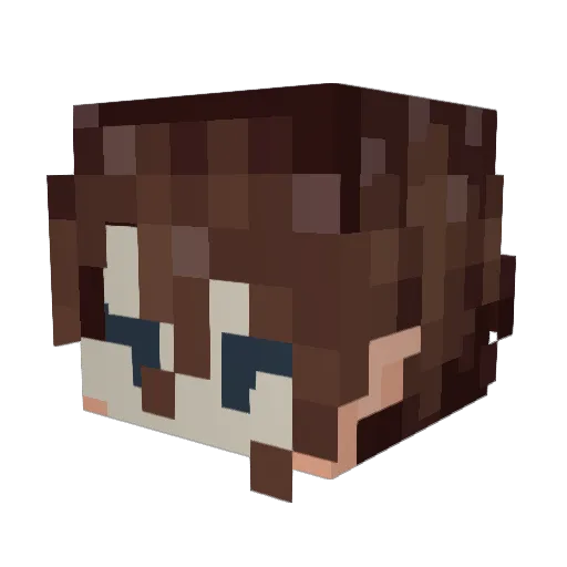 Imperial_Iris Minecraft avatar head, 3D render
