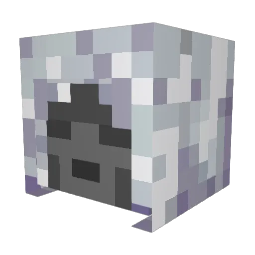 Imperialbyte Minecraft avatar head, 3D render