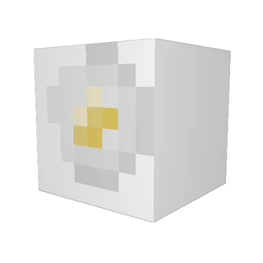 Imperialists Minecraft avatar head, 3D render