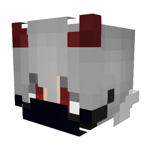Impert1 Minecraft avatar head, 3D render