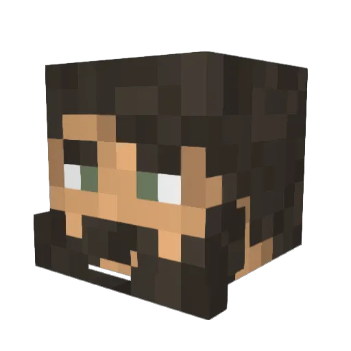 Impiorum Minecraft avatar head, 3D render