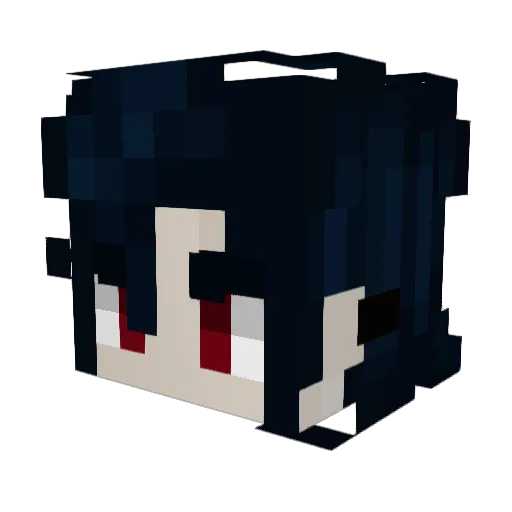 Impiyu Minecraft avatar head, 3D render