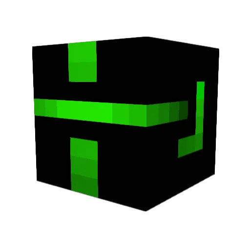 Impl0x Minecraft avatar head, 3D render
