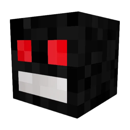 ImpliedMage Minecraft avatar head, 3D render
