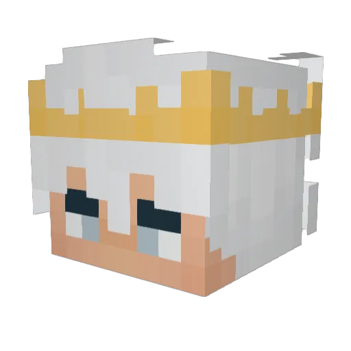 ImplodingTurtle Minecraft avatar head, 3D render
