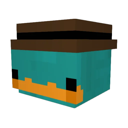 Impluse_ Minecraft avatar head, 3D render