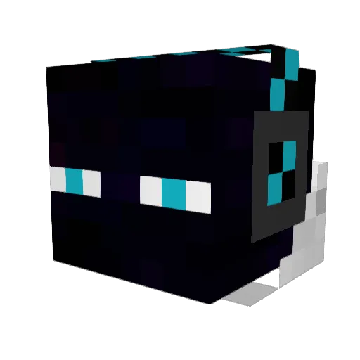 Impossibruuu Minecraft avatar head, 3D render