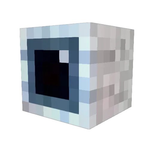 Impostor9801 Minecraft avatar head, 3D render