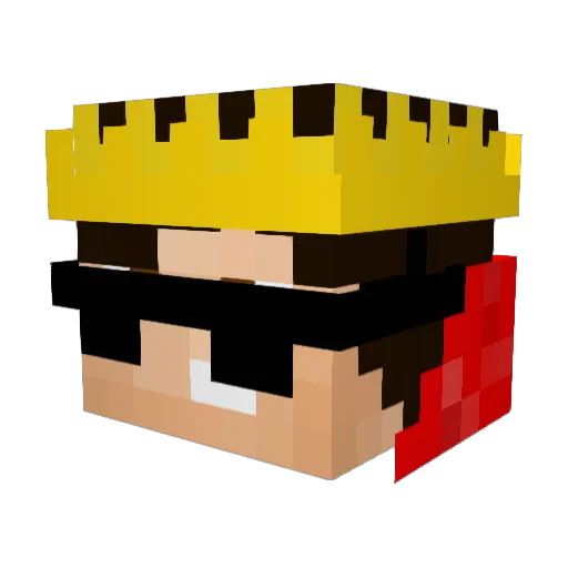 ImpostorIsSus1 Minecraft avatar head, 3D render