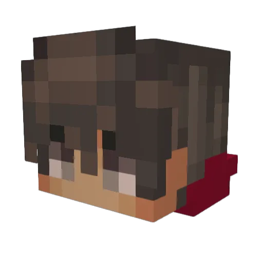 Impostor_12345 Minecraft avatar head, 3D render