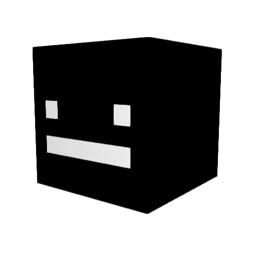 Imprid Minecraft avatar head, 3D render