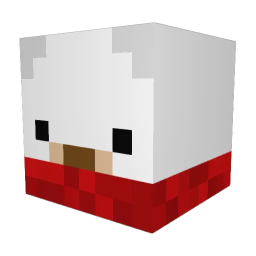 Improvisation_ Minecraft avatar head, 3D render