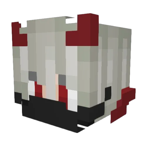 Impslee Minecraft avatar head, 3D render