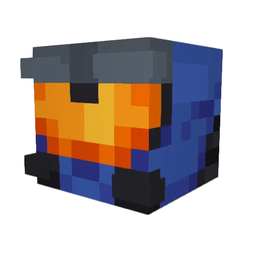 ImpulseSupreme Minecraft avatar head, 3D render