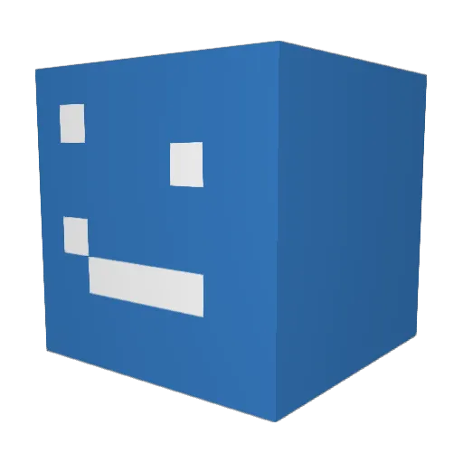 Imrxan Minecraft avatar head, 3D render