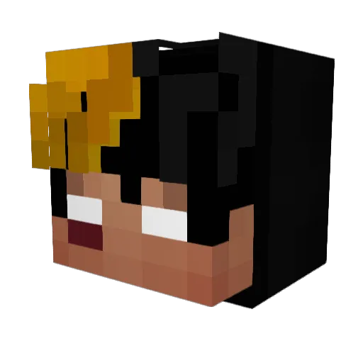 Imsolittym80_o Minecraft avatar head, 3D render