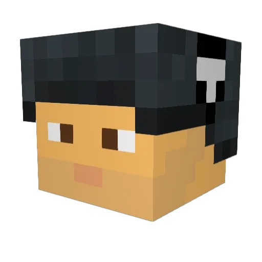 ImuSama17 Minecraft avatar head, 3D render