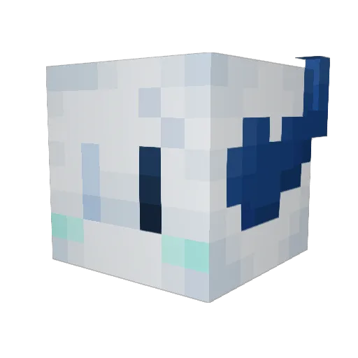 ImzPan Minecraft avatar head, 3D render