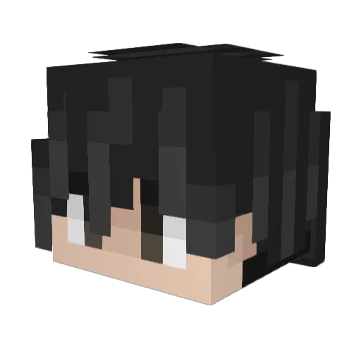 In4ris Minecraft avatar head, 3D render